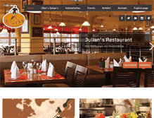 Tablet Screenshot of julians-restaurant.de